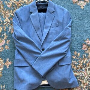 Men’s Zara light blue suit